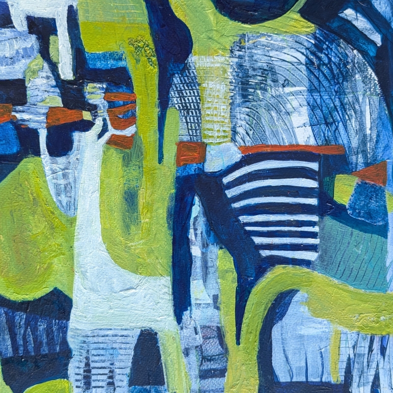 Surfing Your High Hopes by artist Denise Jaunsem